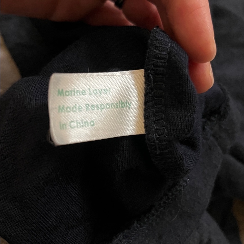 Marine Layer Women’s Navy Hoodie Size XL - Picture 5 of 7
